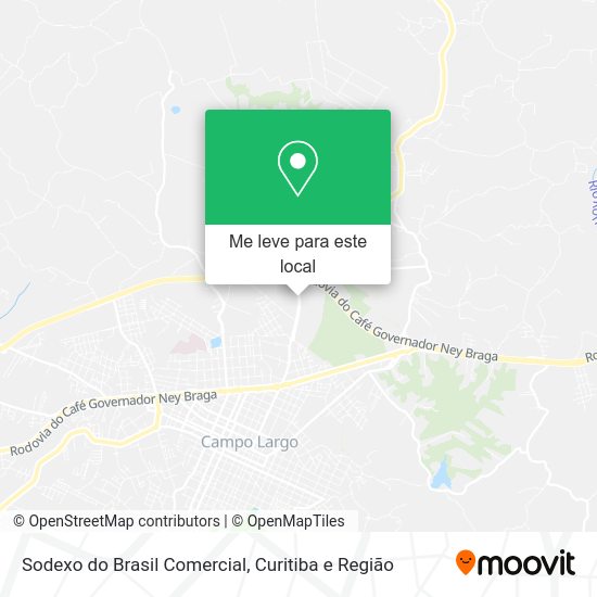 Sodexo do Brasil Comercial mapa