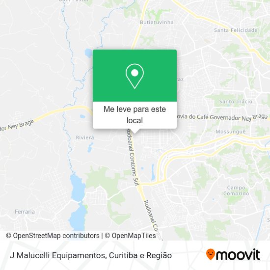 J Malucelli Equipamentos mapa
