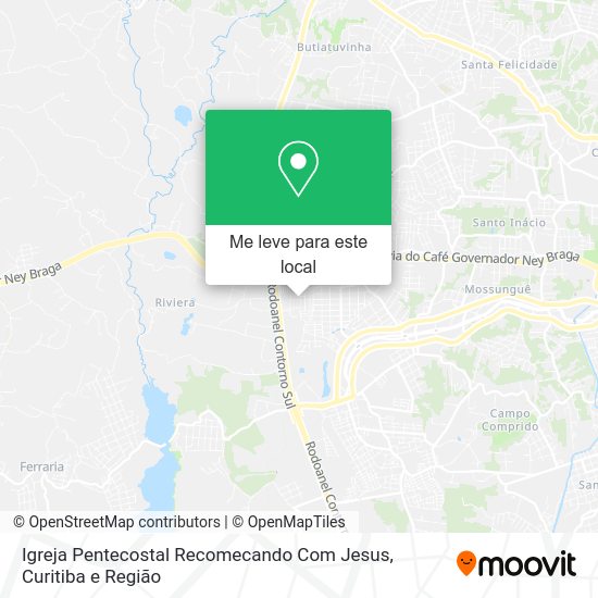 Igreja Pentecostal Recomecando Com Jesus mapa