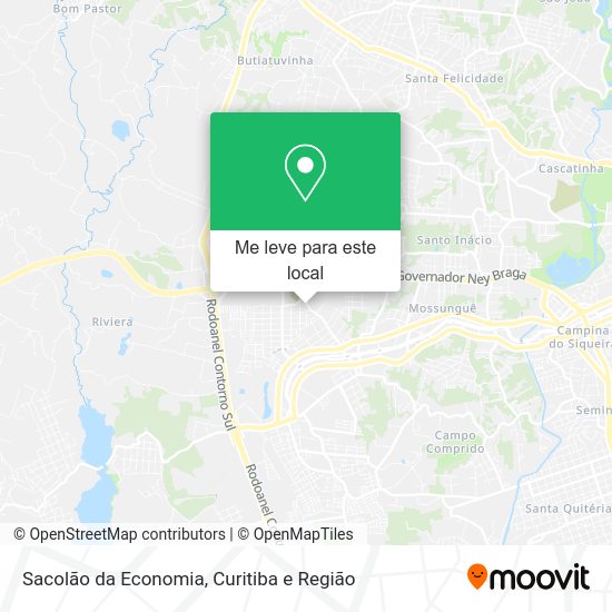 Sacolão da Economia mapa