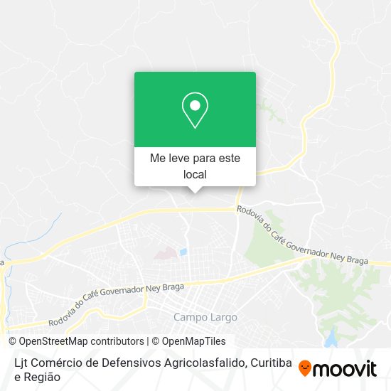 Ljt Comércio de Defensivos Agricolasfalido mapa