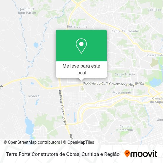 Terra Forte Construtora de Obras mapa