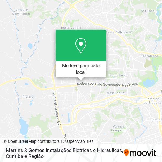 Martins & Gomes Instalações Eletricas e Hidraulicas mapa