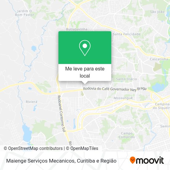 Maienge Serviços Mecanicos mapa