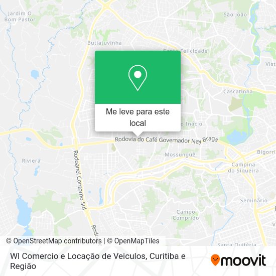 Wl Comercio e Locação de Veiculos mapa