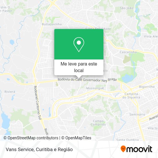 Vans Service mapa