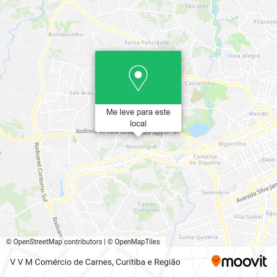V V M Comércio de Carnes mapa
