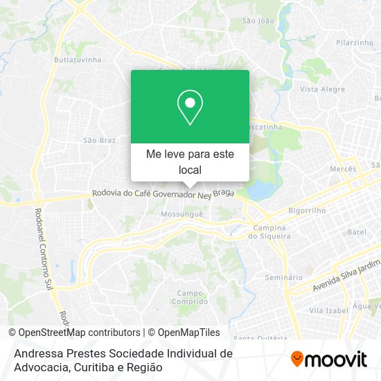 Andressa Prestes Sociedade Individual de Advocacia mapa
