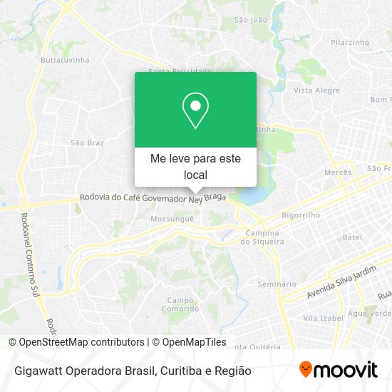 Gigawatt Operadora Brasil mapa