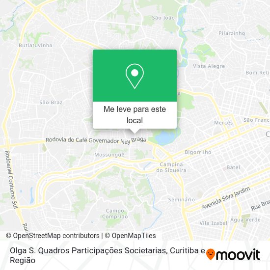 Olga S. Quadros Participações Societarias mapa