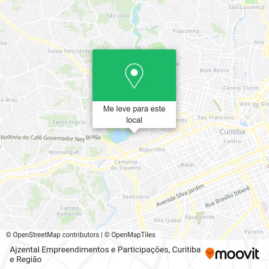 Ajzental Empreendimentos e Participações mapa