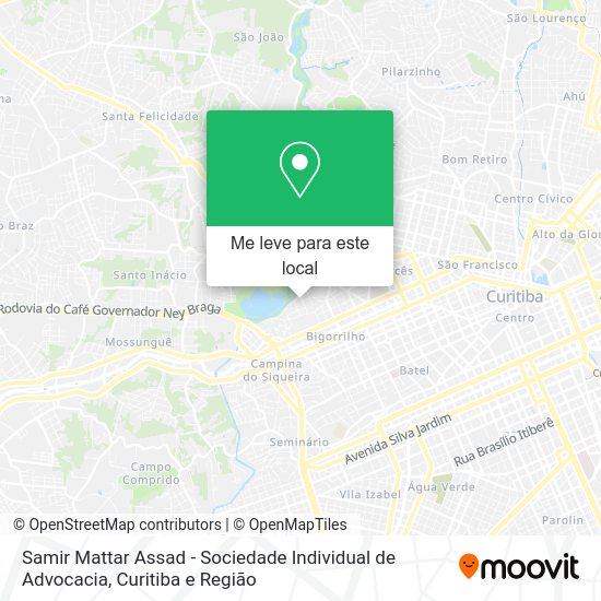 Samir Mattar Assad - Sociedade Individual de Advocacia mapa