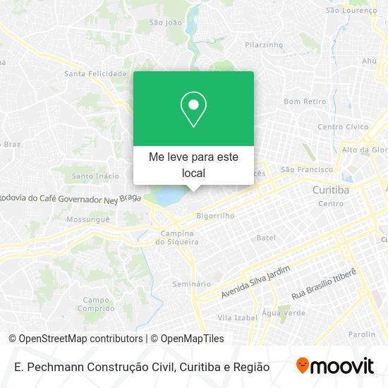 E. Pechmann Construção Civil mapa