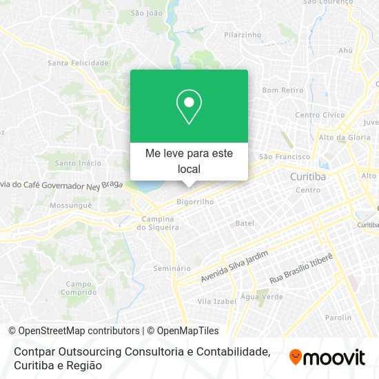 Contpar Outsourcing Consultoria e Contabilidade mapa