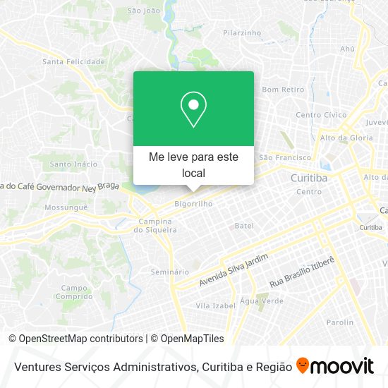 Ventures Serviços Administrativos mapa