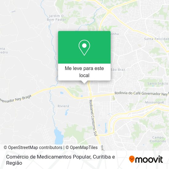 Comércio de Medicamentos Popular mapa