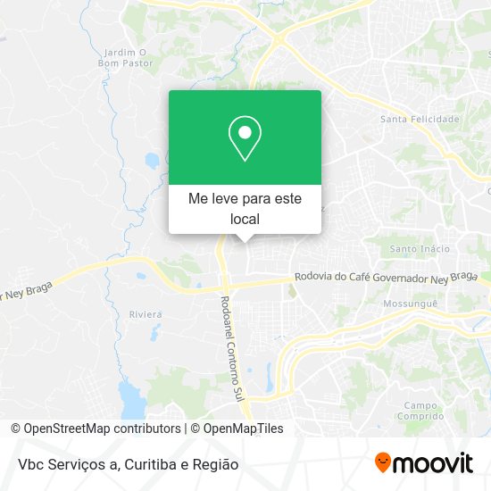 Vbc Serviços a mapa