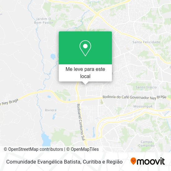 Comunidade Evangélica Batista mapa