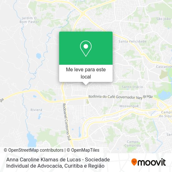 Anna Caroline Klamas de Lucas - Sociedade Individual de Advocacia mapa
