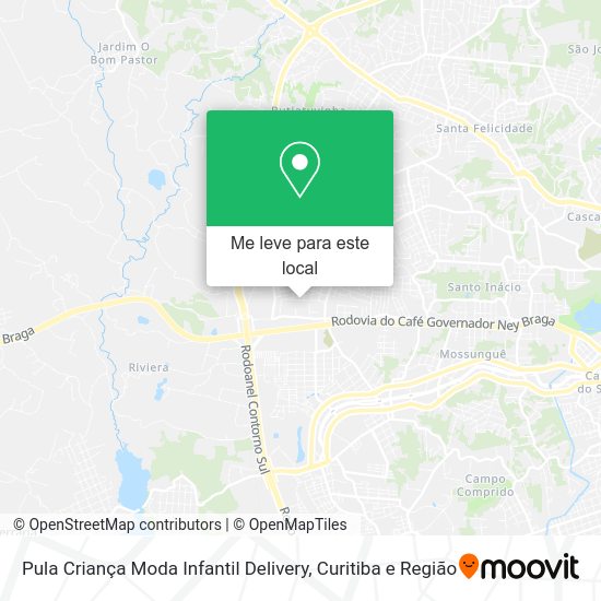 Pula Criança Moda Infantil Delivery mapa