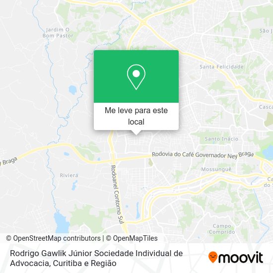 Rodrigo Gawlik Júnior Sociedade Individual de Advocacia mapa