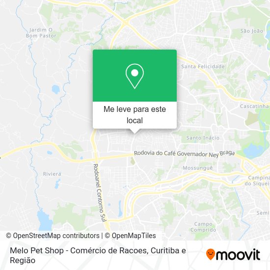 Melo Pet Shop - Comércio de Racoes mapa
