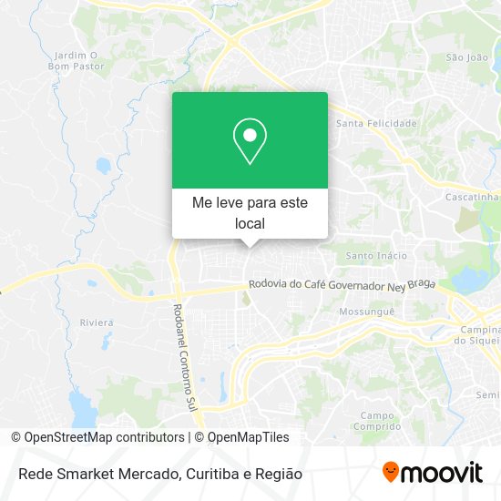 Rede Smarket Mercado mapa
