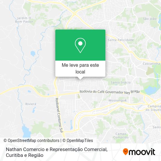 Nathan Comercio e Representação Comercial mapa