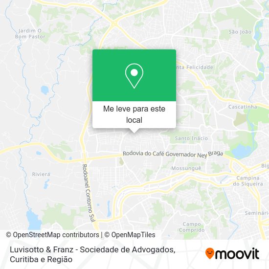 Luvisotto & Franz - Sociedade de Advogados mapa