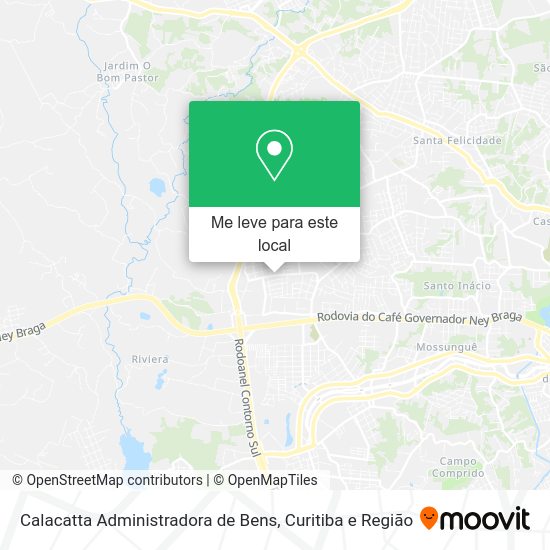 Calacatta Administradora de Bens mapa