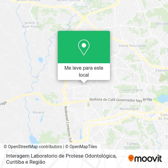 Interagem Laboratorio de Protese Odontológica mapa