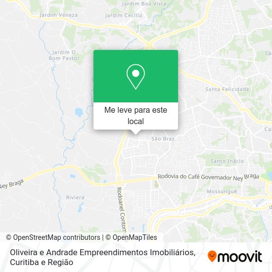 Oliveira e Andrade Empreendimentos Imobiliários mapa