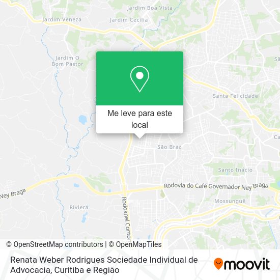 Renata Weber Rodrigues Sociedade Individual de Advocacia mapa