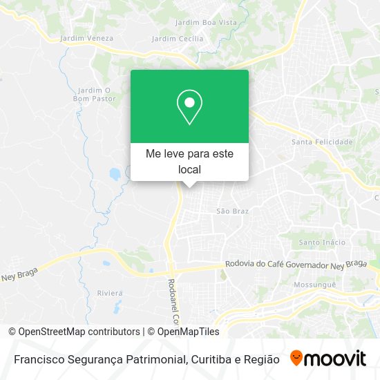 Francisco Segurança Patrimonial mapa