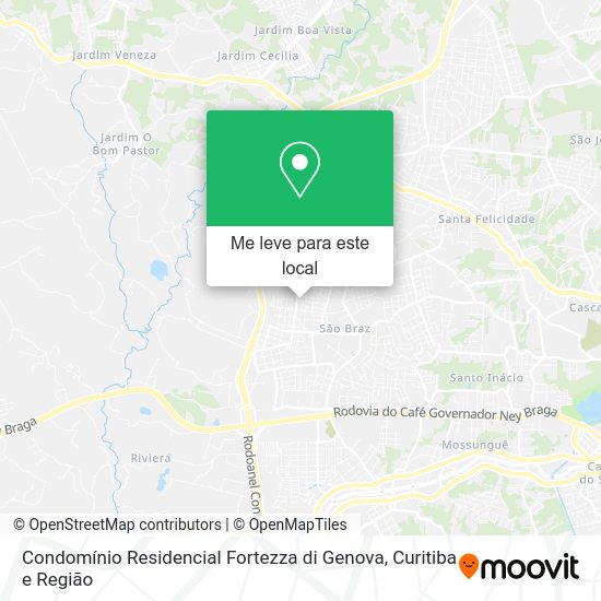 Condomínio Residencial Fortezza di Genova mapa