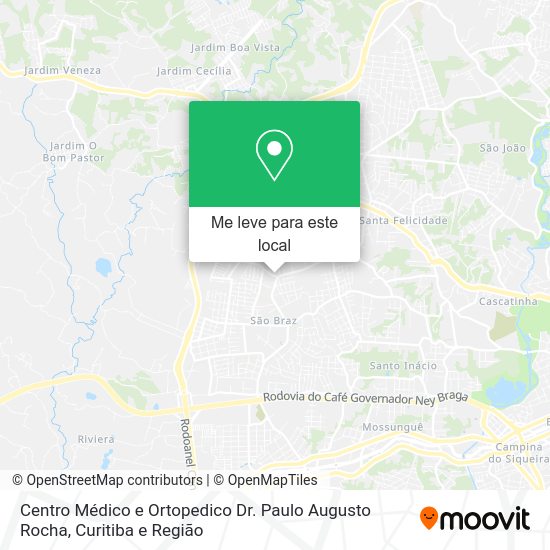 Centro Médico e Ortopedico Dr. Paulo Augusto Rocha mapa