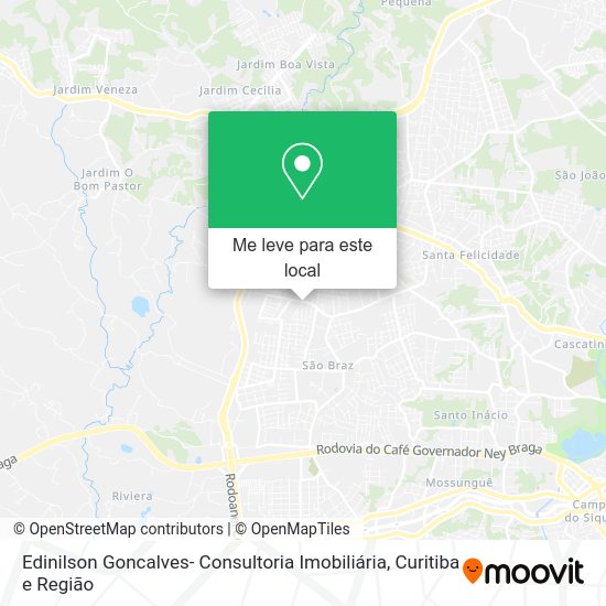 Edinilson Goncalves- Consultoria Imobiliária mapa