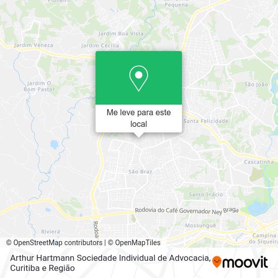 Arthur Hartmann Sociedade Individual de Advocacia mapa