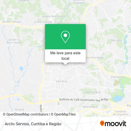 Arcliv Servios mapa