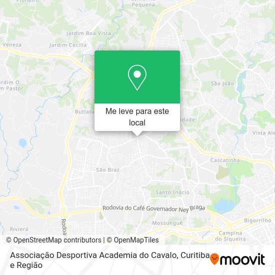 Associação Desportiva Academia do Cavalo mapa