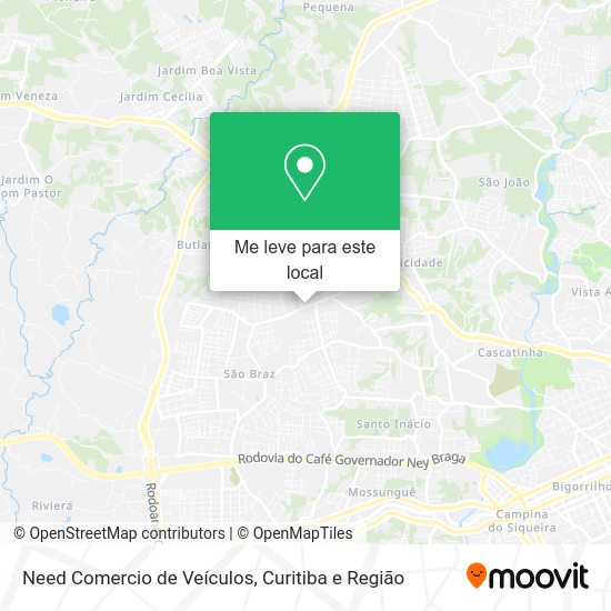 Need Comercio de Veículos mapa