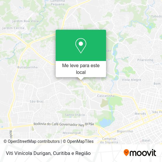 Viti Vinícola Durigan mapa