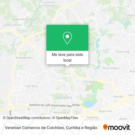 Venetian Comercio de Colchões mapa