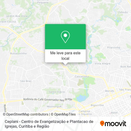 Ceplani - Centro de Evangelização e Plantacao de Igrejas mapa