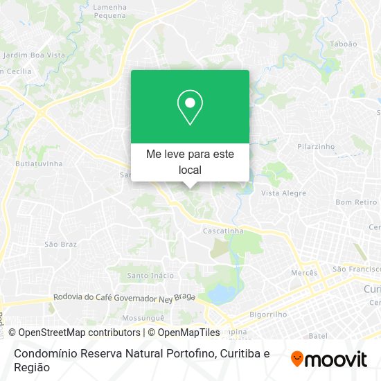 Condomínio Reserva Natural Portofino mapa