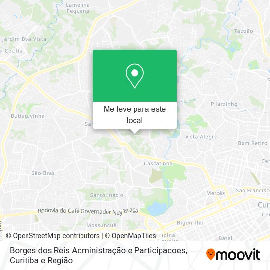 Borges dos Reis Administração e Participacoes mapa