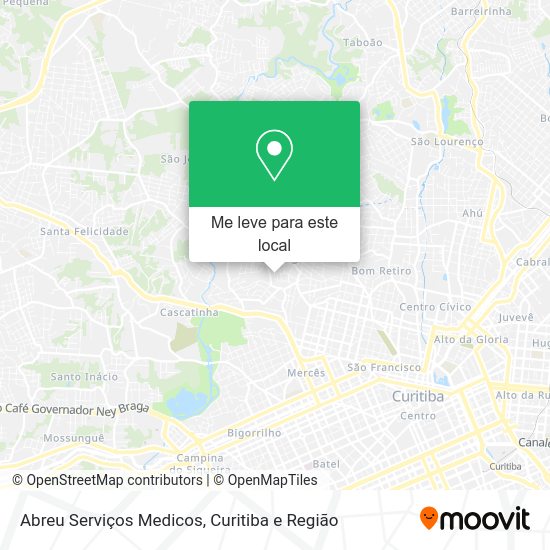 Abreu Serviços Medicos mapa