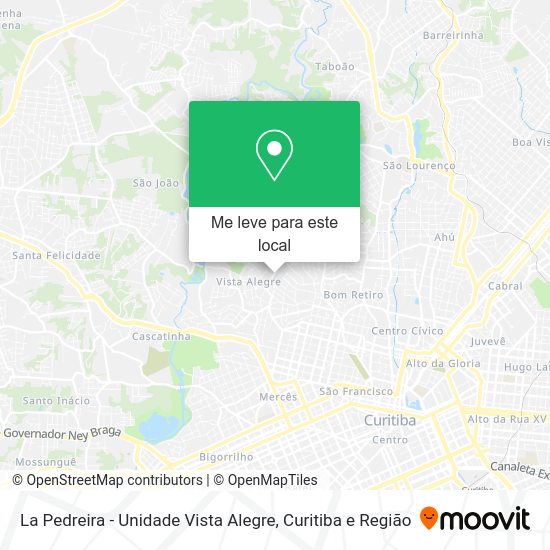 La Pedreira - Unidade Vista Alegre mapa