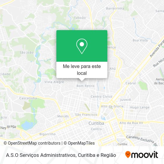 A.S.O Serviços Administrativos mapa