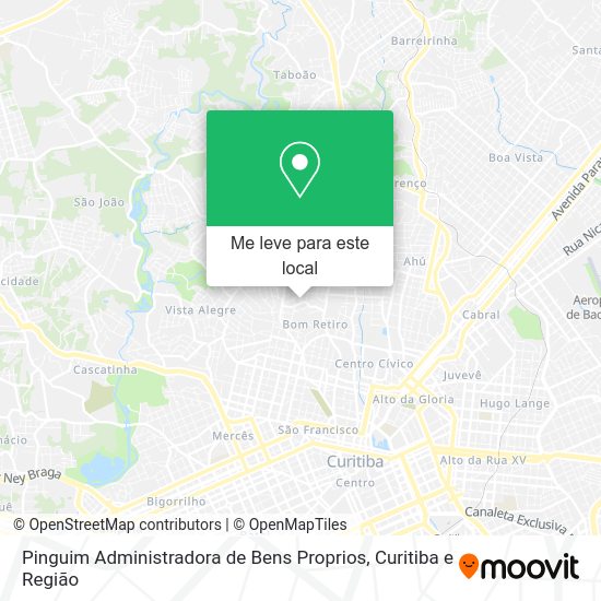 Pinguim Administradora de Bens Proprios mapa